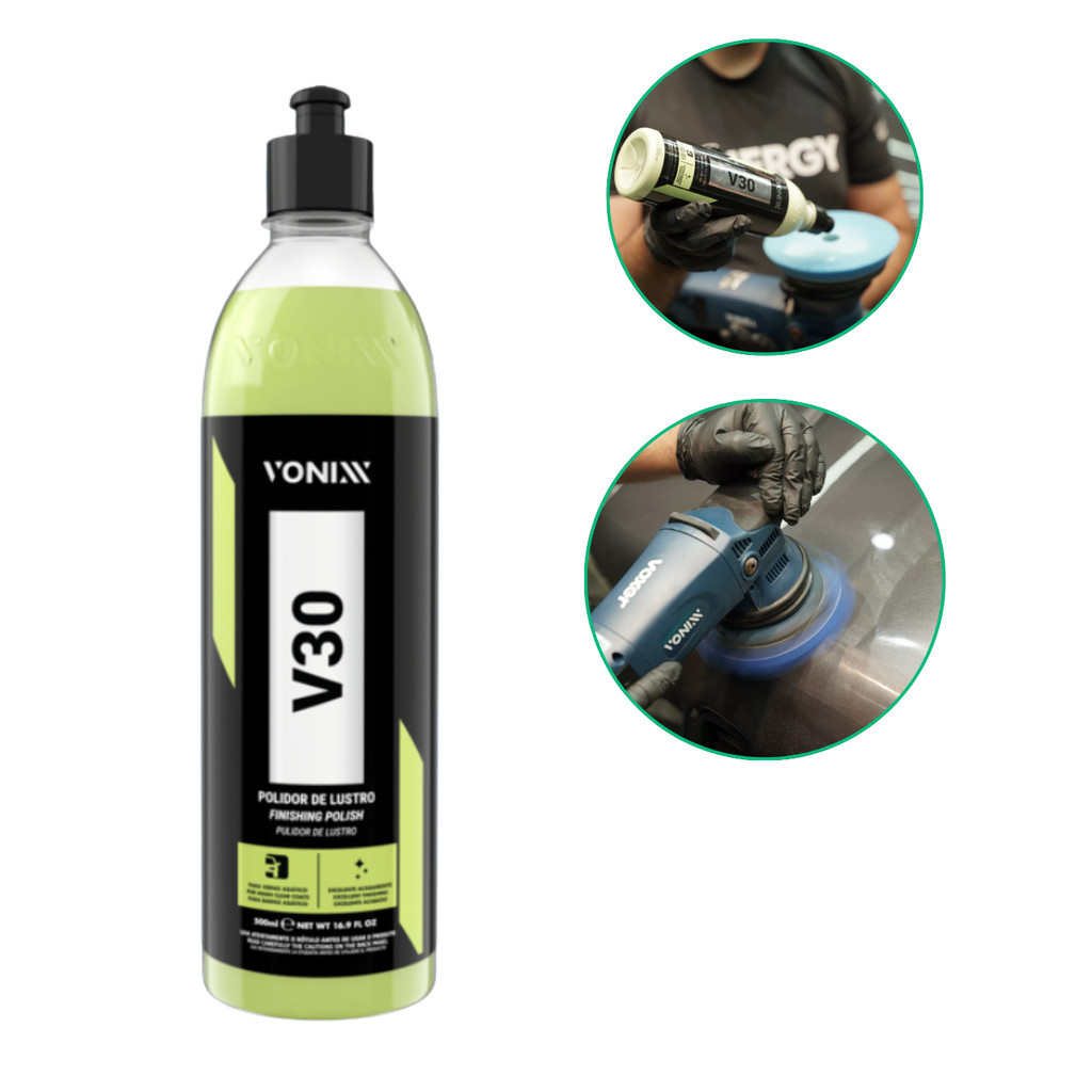 V30 Lustro Verniz Asiático 500ml – Brilho Profundo e Acabamento Profissional