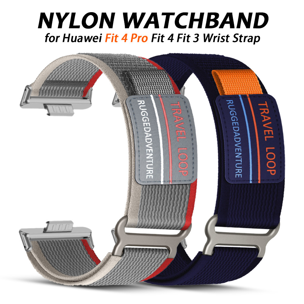 Pulseira Masculina De Viagem Para Huawei Watch Fit 4 5 Pro , De Nylon Respirável 3 , Acessórios De Cinto Substituídos