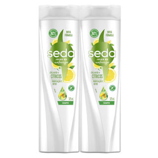 Kit 2 Shampoo Seda Joias da Natureza Chá Verde e Cítricos 325ml em Oferta na Shopee