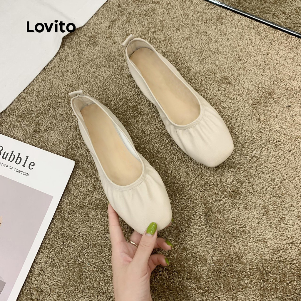 Lovito Sapatilhas Elegantes de Ritmo Retro para Mulheres LFA93017