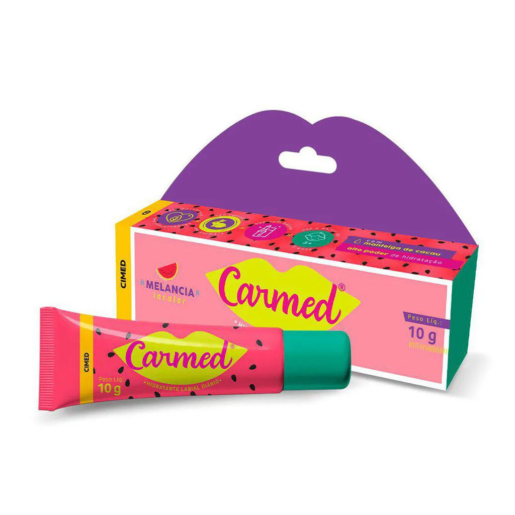 Hidratante labial Carmed Melancia 10g em Oferta na Shopee