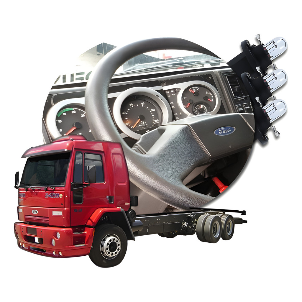 Kit Lâmpadas Painel Instrumentos Ford Cargo 2428 Original