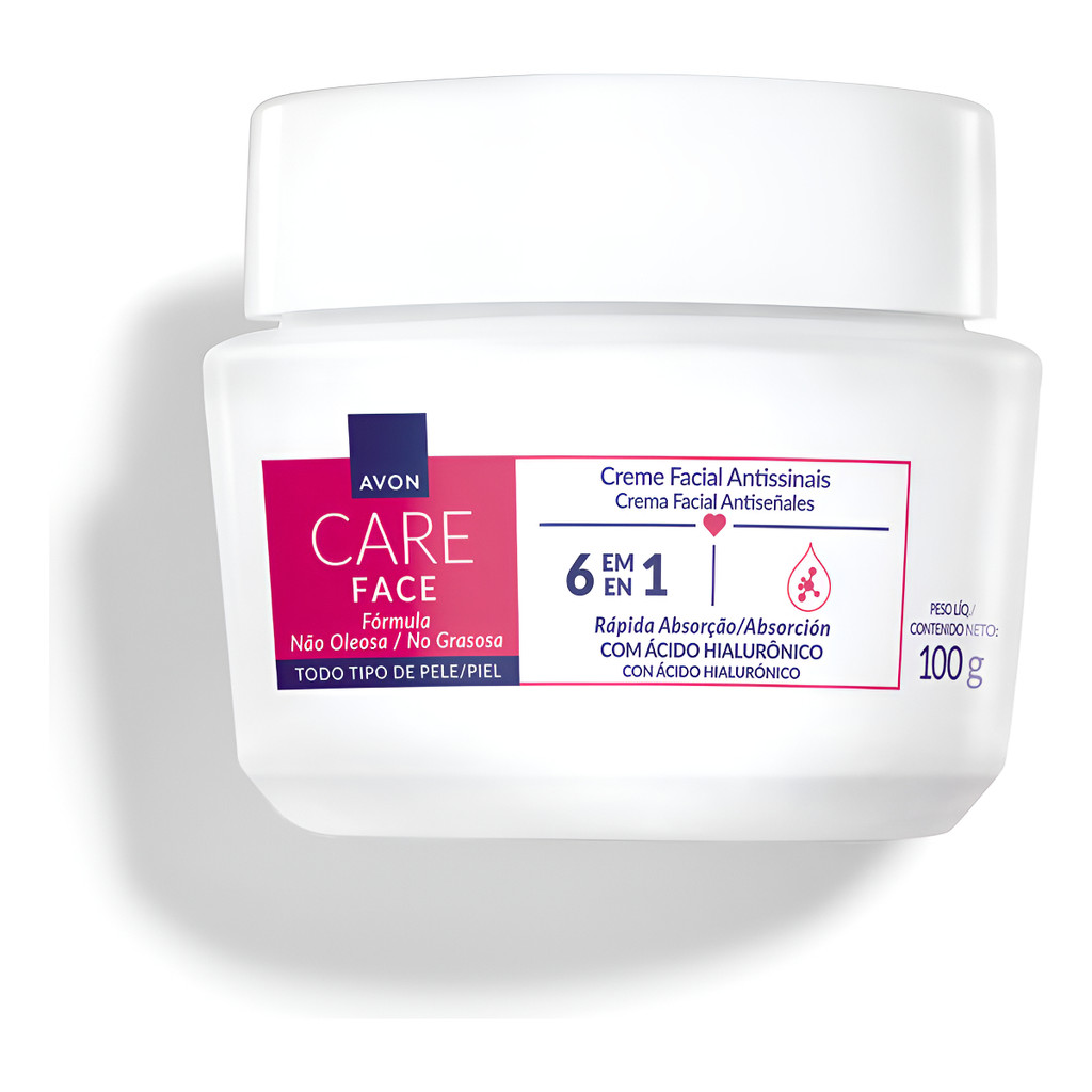 Creme Facial Antissinais Avon Care Face 6 Em 1 Dia E Noite Normal Dia/noite em Oferta na Shopee