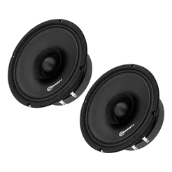 Par Alto Falante 6 Polegadas Taramps 7driver Fh 300s 150w 4ohms Cor Preto