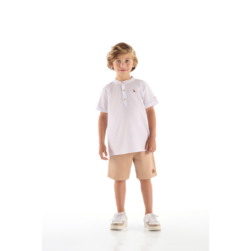 Bata Infantil em Algodão Quimby