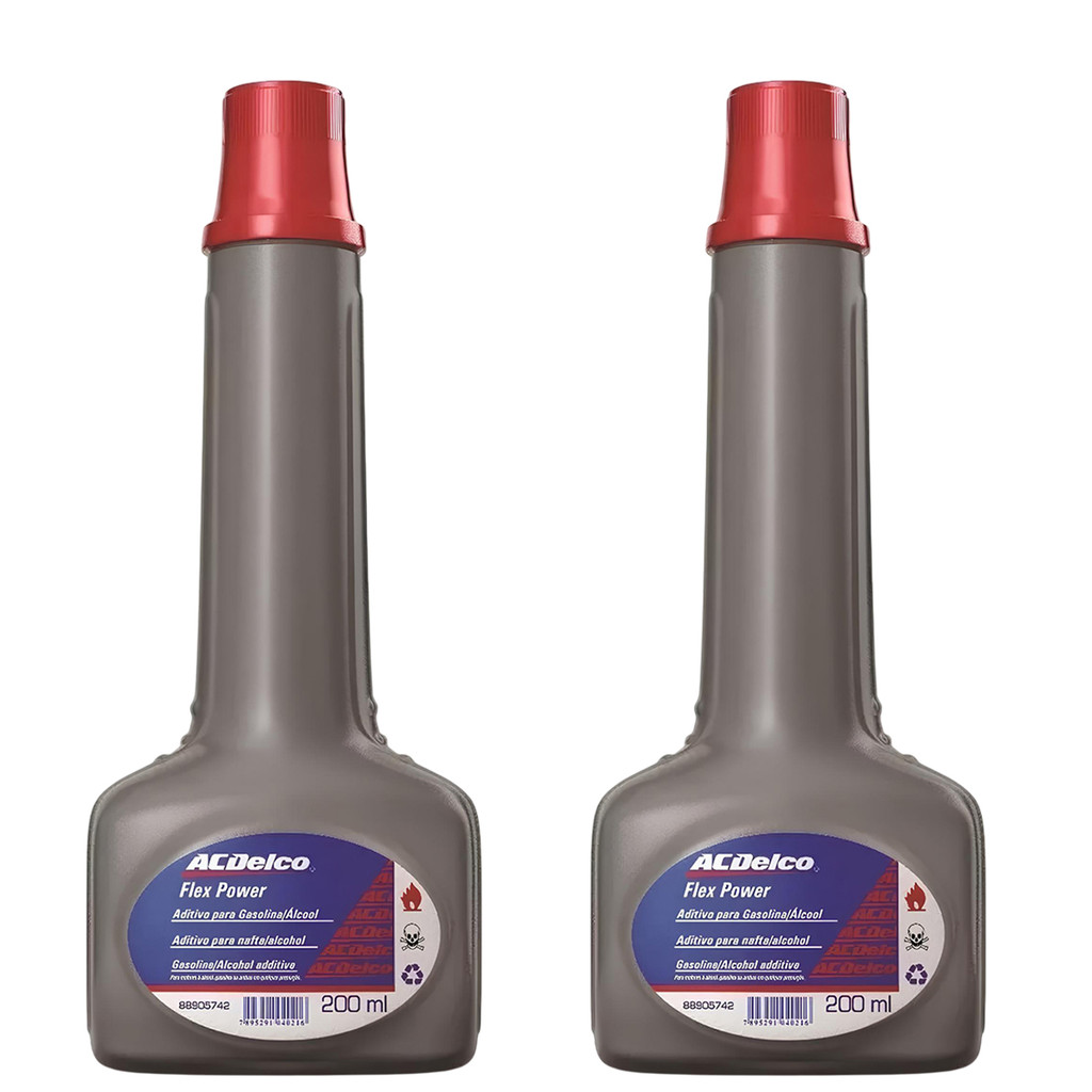 Kit 2 Aditivos Combustivel Flexpower 200 Ml Acdelco 88905742 em Oferta na Shopee