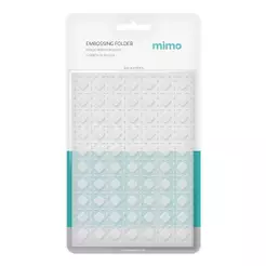 Molde para Embossing Palhinha indiana - Mimo - 10,6 X 15 cm
