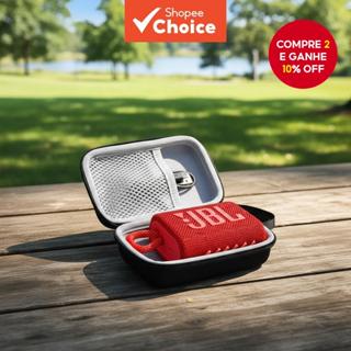 Bolsa organizadora EVA à prova de choque para viagens de alto-falante JBL GO3 GO 3. em Oferta na Shopee