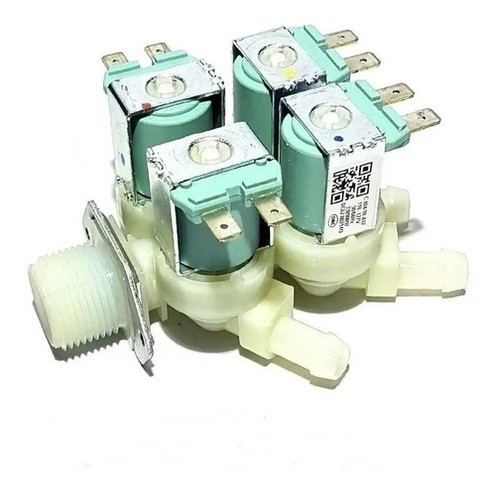 Válvula De Entrada De Água 127v 4 Vias Lava E Seca