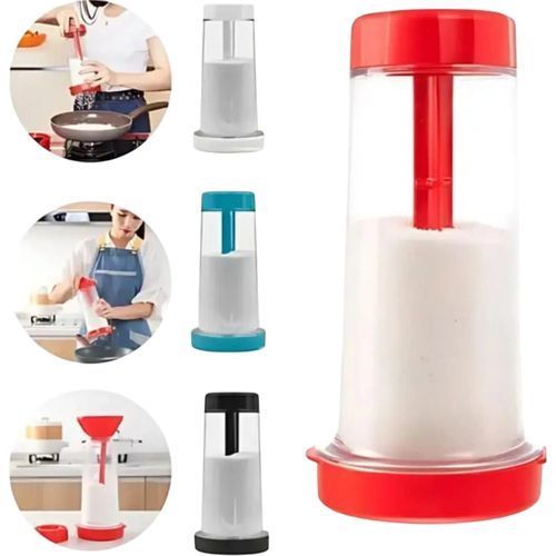 Misturador Farinha Plástico Peneira Utensílio Prático Resistente Cozinha Massas Bolos Cores Sortidas