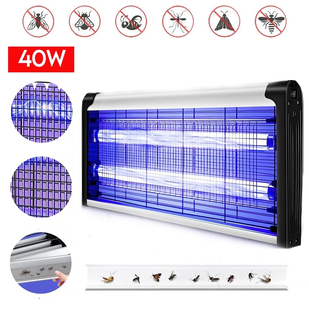 Armadilha Mosquito Dengue Pernilongo Mata Mosca Elétrico Lâmpada UV Mosquiteiro 110V/220V em Oferta na Shopee