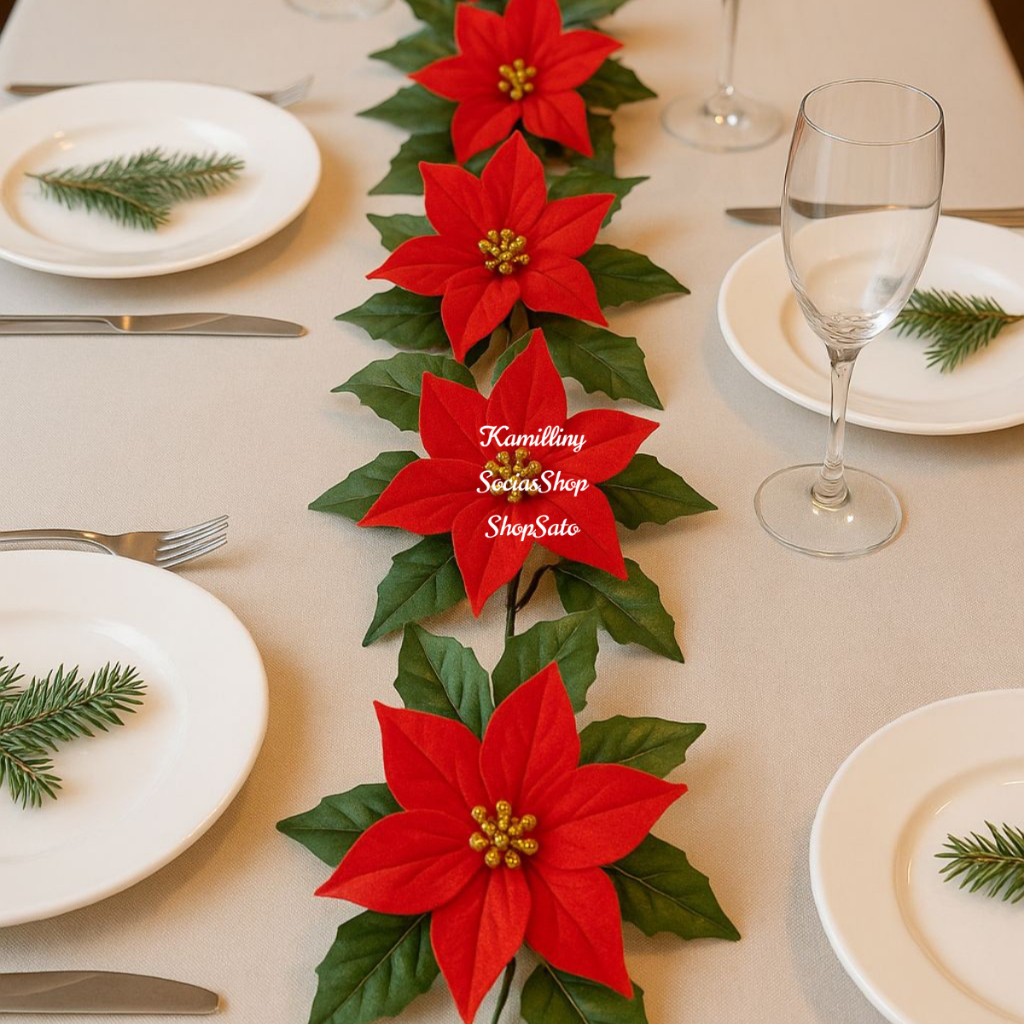 2 Corrente De Bico De Papagaio Artificial Decoração De Natal