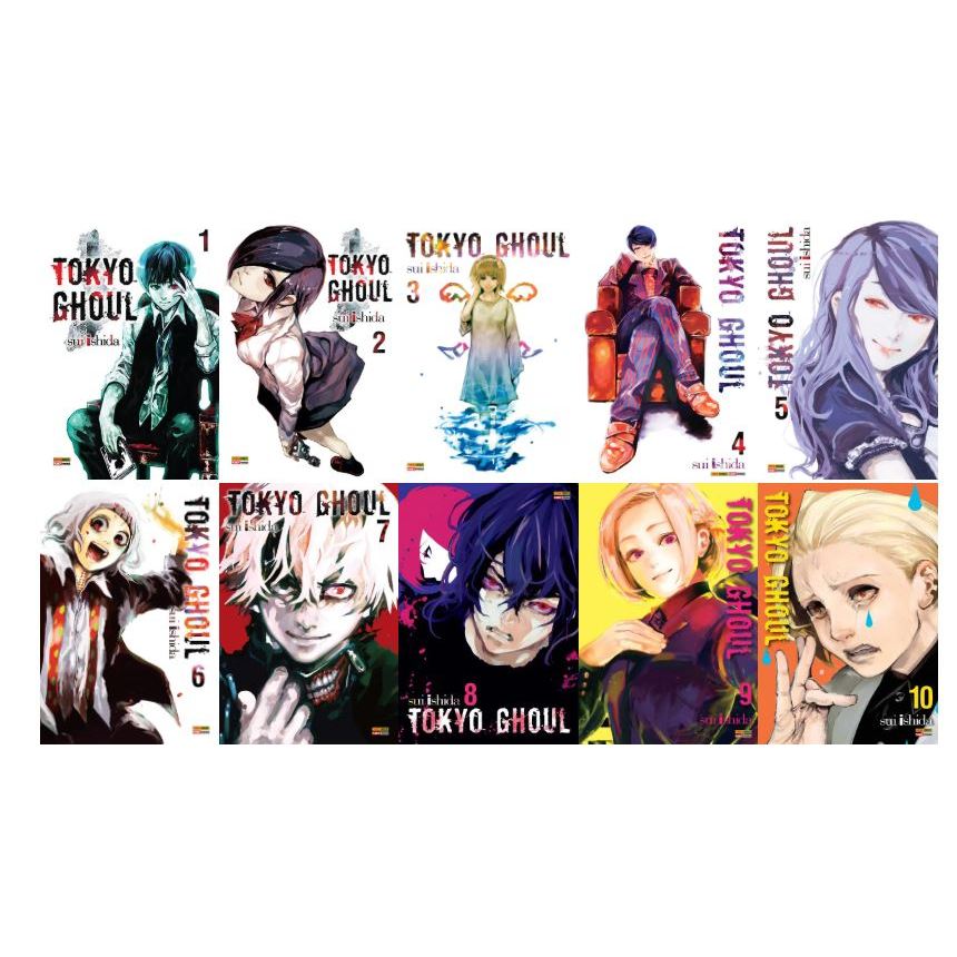 TOKYO GHOUL 1ª IMPRESSÃO (PAPEL JORNAL) - VOLUMES
