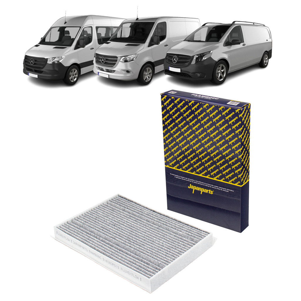 Filtro Ar-Condicionado/Cabine Com Carvão Ativado Mercedes-Benz Sprinter 314, 315, 416, 417, 516, 517/ Vito 111