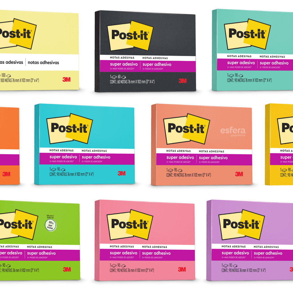 Bloco Adesivo Post-It® 76X76 3M em Oferta na Shopee