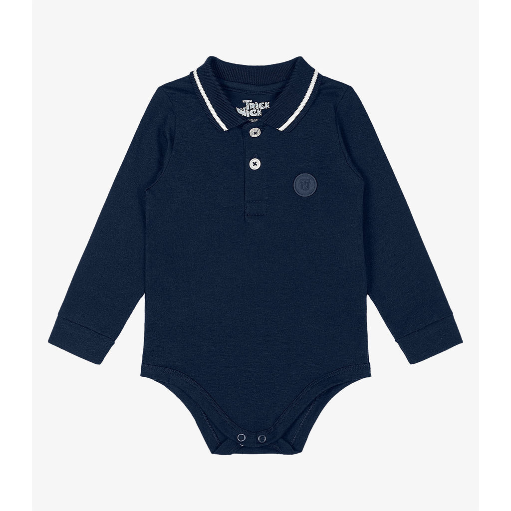 Body Polo Infantil Trick Nick Azul