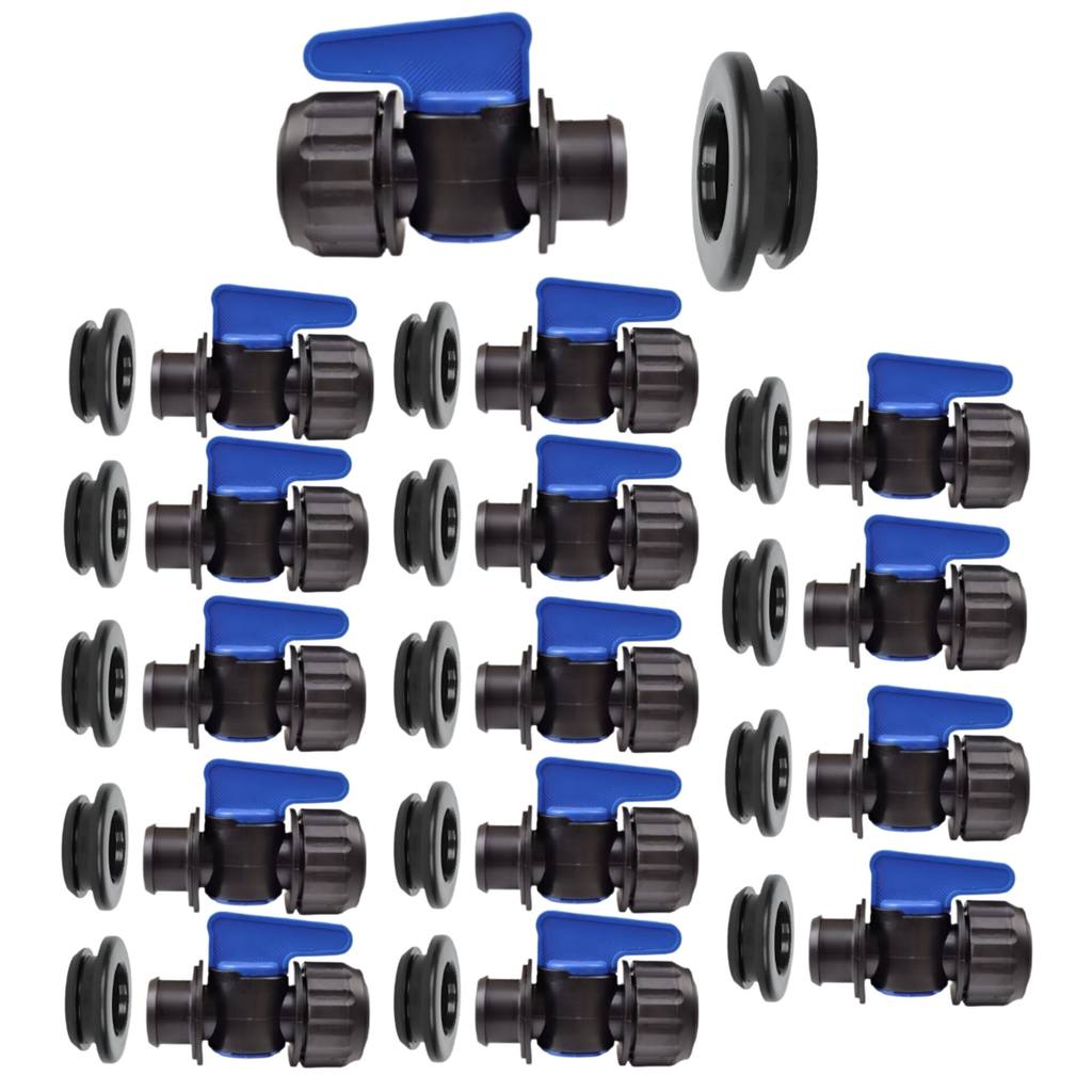 Kit 20 Un Registro Inicial Santeno 1"Polegada + Anel Vedação