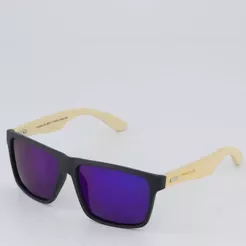 Óculos de Sol Hang Loose Deck Polarizado Preto e Azul