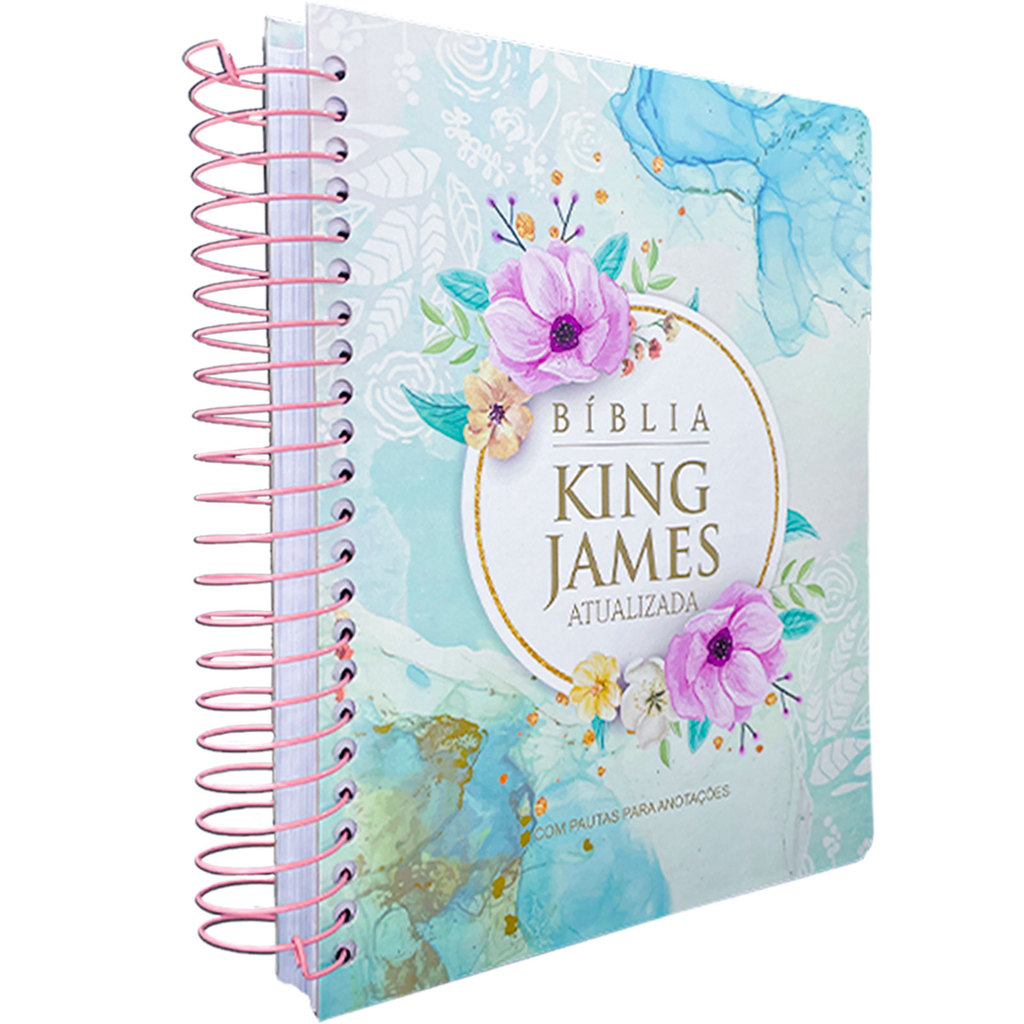 Bíblia King James Atualizada Com Espaço Para Anotações Blue Sky em Oferta na Shopee