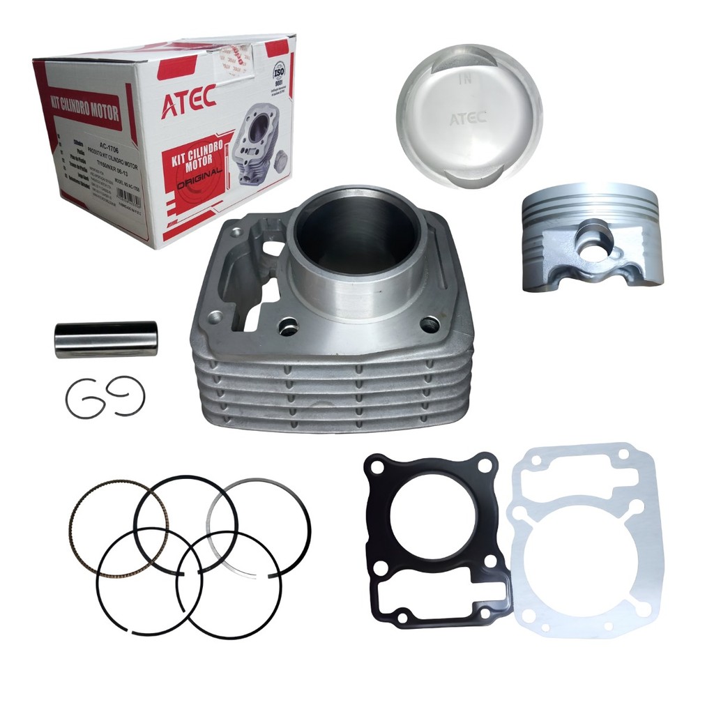 Cilindro Cg Titan 150 Fan 150 Bros 150 + Kit A Juntas em Oferta na Shopee