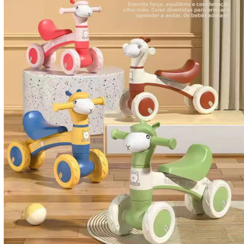Motocicleta infantil de quatro rodas com luzes e música--3601 — imagem 1