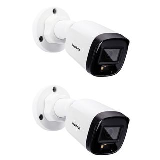 Kit 2 Câmera Multi HD 2 Megapixels 20m VHD 1220 B FULL COLOR + Intelbras