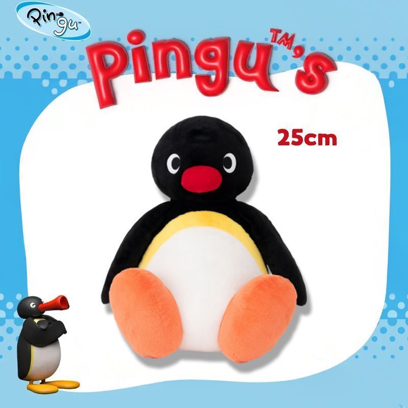 Brinquedo Pingu Família Pinguim Boneca Pelúcia Chaveiro Presente de Aniversário