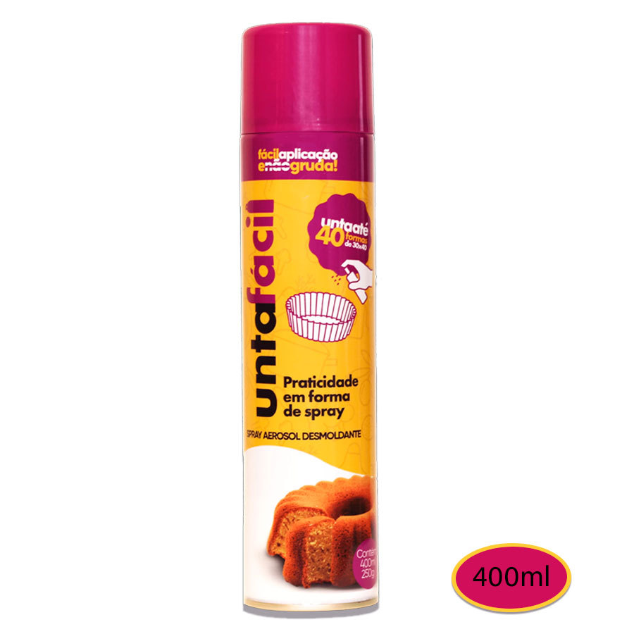Spray Desmoldante - Unta Forma 400ml - 1 unidade - Rizzo em Oferta na Shopee