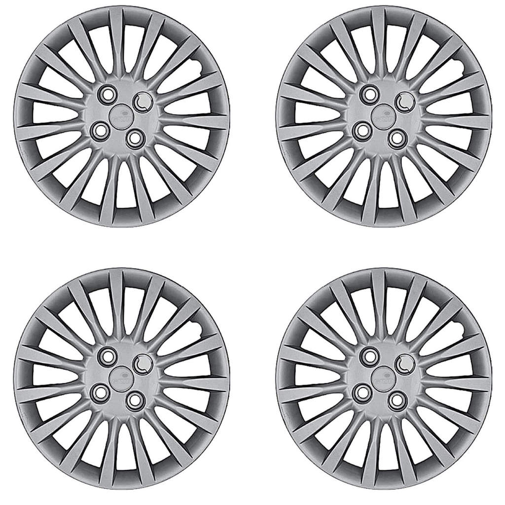 Calota Aro 15" cor Prata modelo Idea/Siena/Punto 2011 Jogo c/ 4 Calotas Grid - 216CP-PTA-E