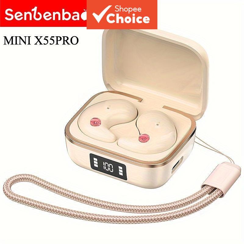 Fones Senbenbao X55 Pro Com Som Hifi, Resistência À Água Ipx5 E Controle Táctil Com Cancelamento De ruído em Oferta na Shopee