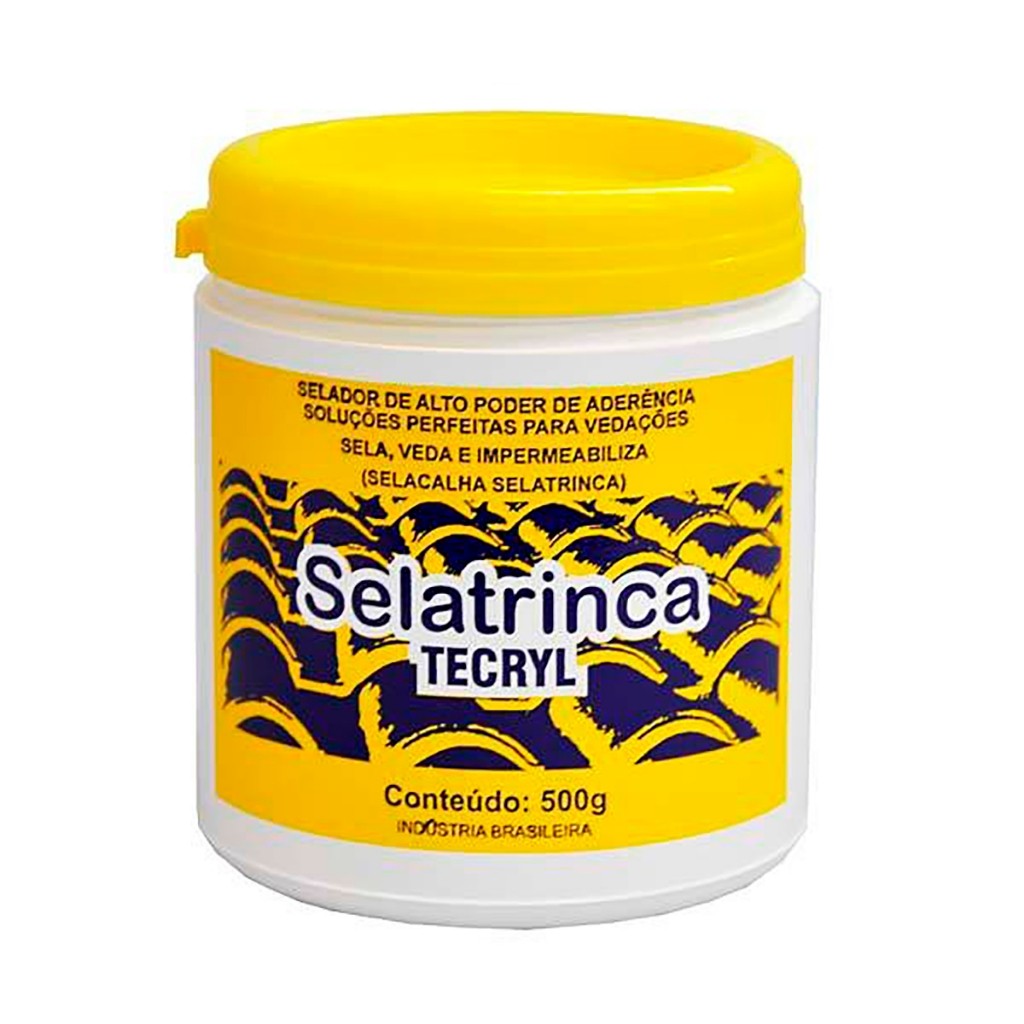 Selacalha E Selatrinca Para Vedação Tecryl 500g em Oferta na Shopee
