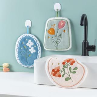 Toalhas De Mão Penduradas Em Flor Fofa - Espessura Macia em Oferta na Shopee