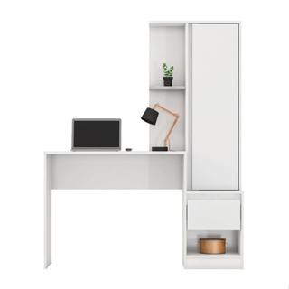Escrivaninha com Armário Morada 1 PT 1 GV Branca em Oferta na Shopee