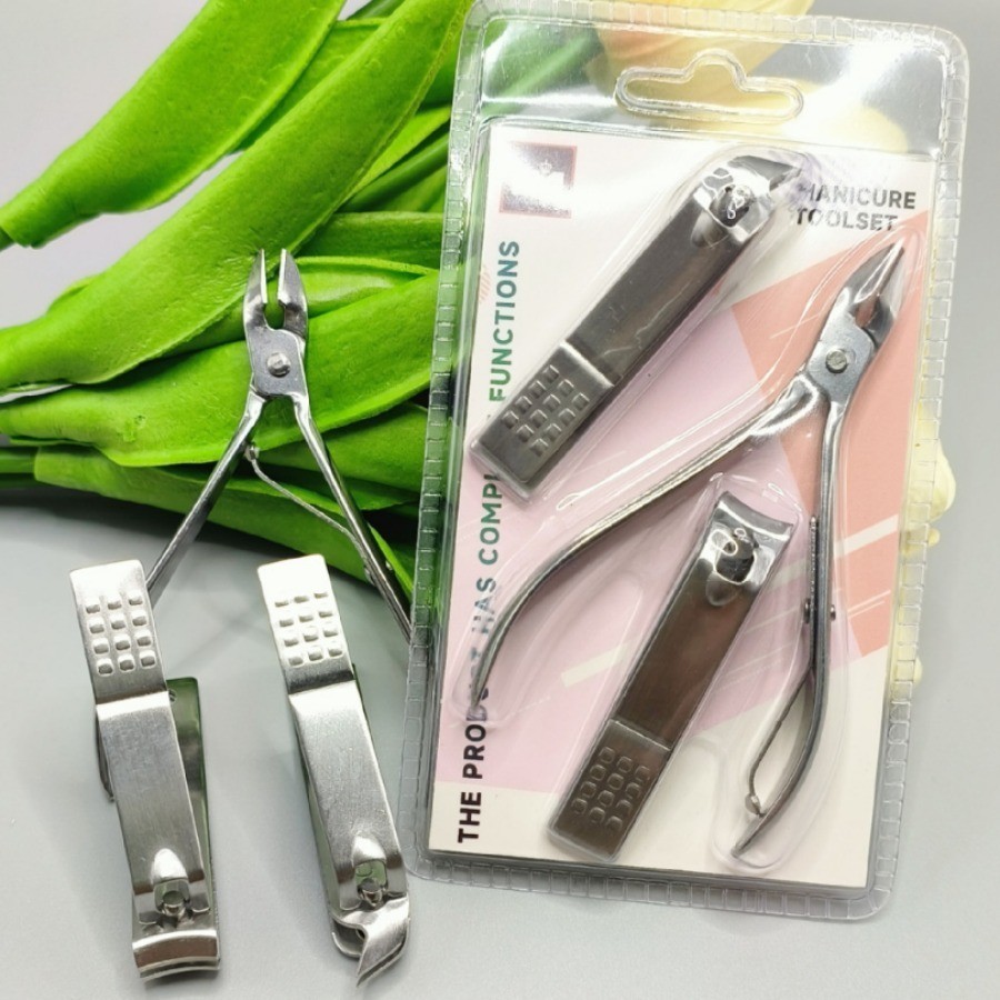 Kit 3 Pçs/Set Profissional Aço inoxidável Para Manicure Pedicure