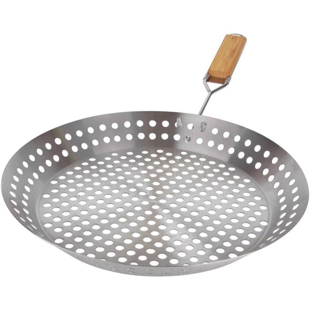 Frigideira Inox para Grelhar 2 em 1 30cm MOR em Oferta na Shopee