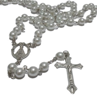 Terço Pérola Nossa Senhora Aparecida Grande em Oferta na Shopee