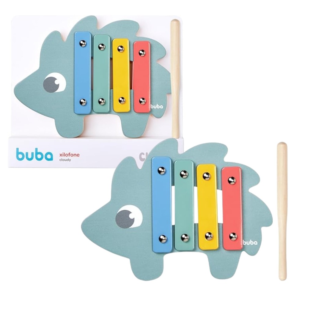 Xilofone Porco Espinho Infantil 12m+ - Buba em Oferta na Shopee