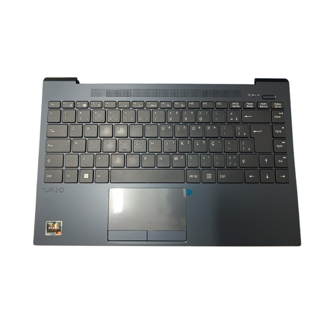 Carcaça NoteBook Base Superior c/ Teclado Vaio Fe14 Pro Cobalto - Seminovo