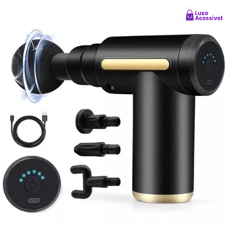 Portátil Profissional Massageador Elétrico Alta Frequência Muscular Pistola Massagem Gun em Oferta na Shopee