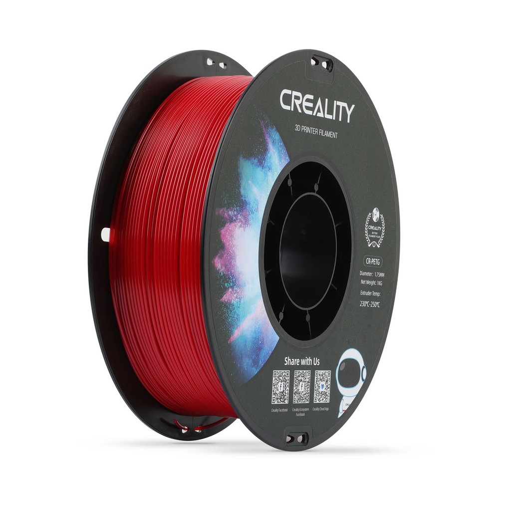 Filamento Creality Petg 1.75mm 1kg Red Vermelho Importado