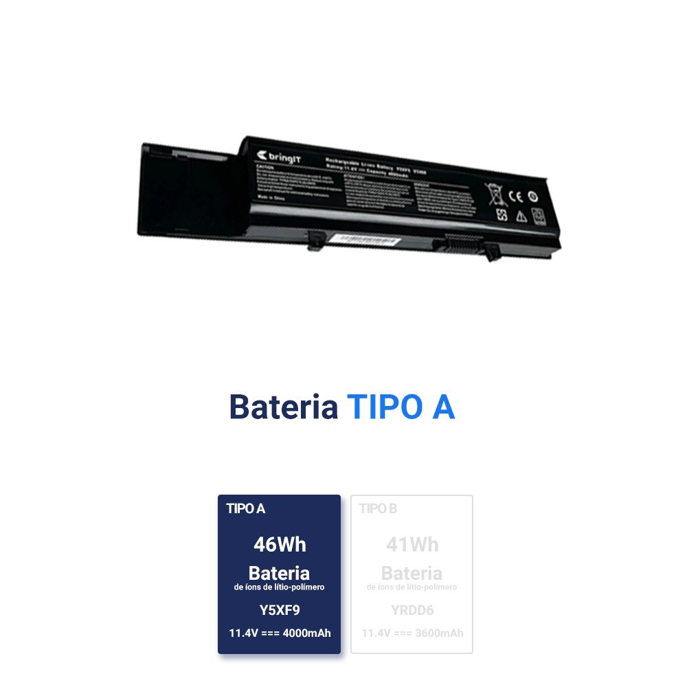 Bateria para Notebook Dell Vostro 3500 3400 em Oferta na Shopee