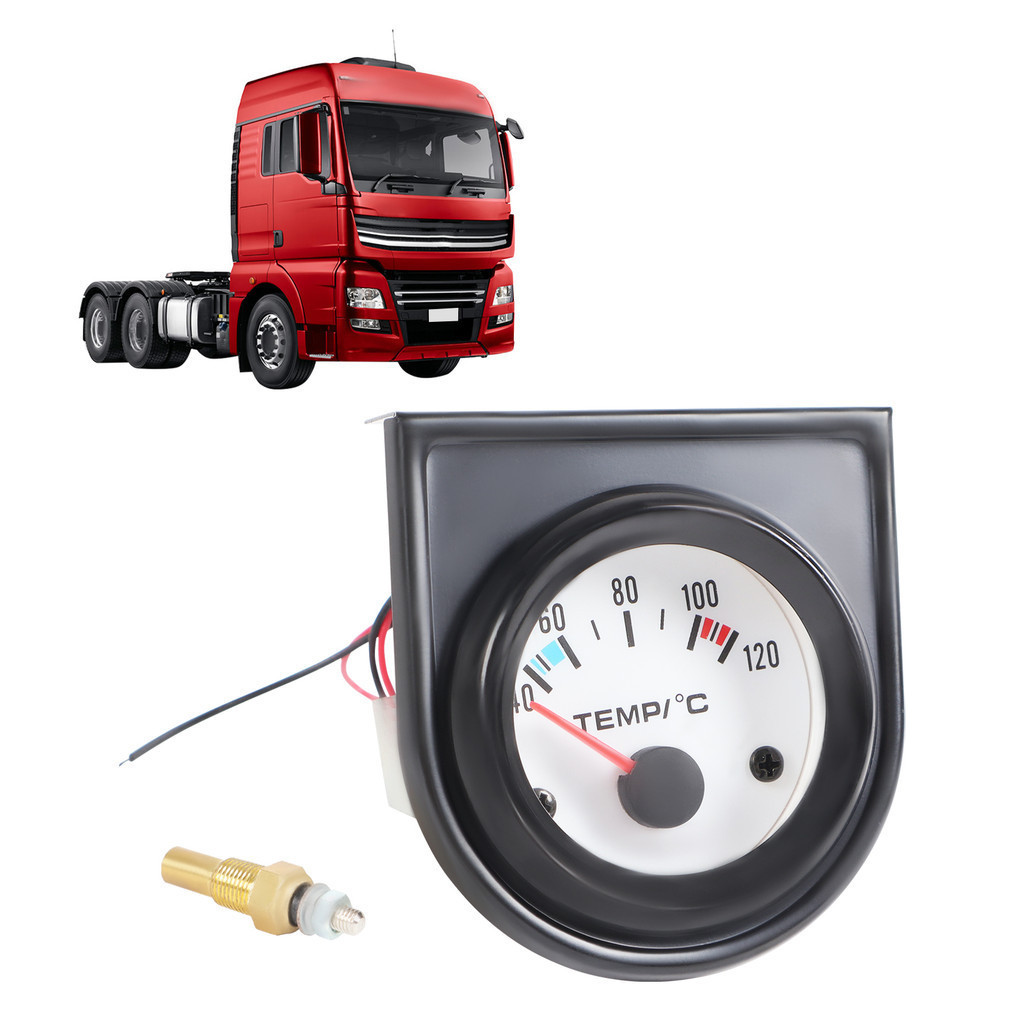 Medidor De Temperatura Da Água Automotiva Para Caminhão E Carro medida é 40-120 °c. em Oferta na Shopee