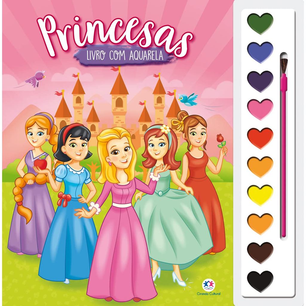 Livro Aquarela | Princesas