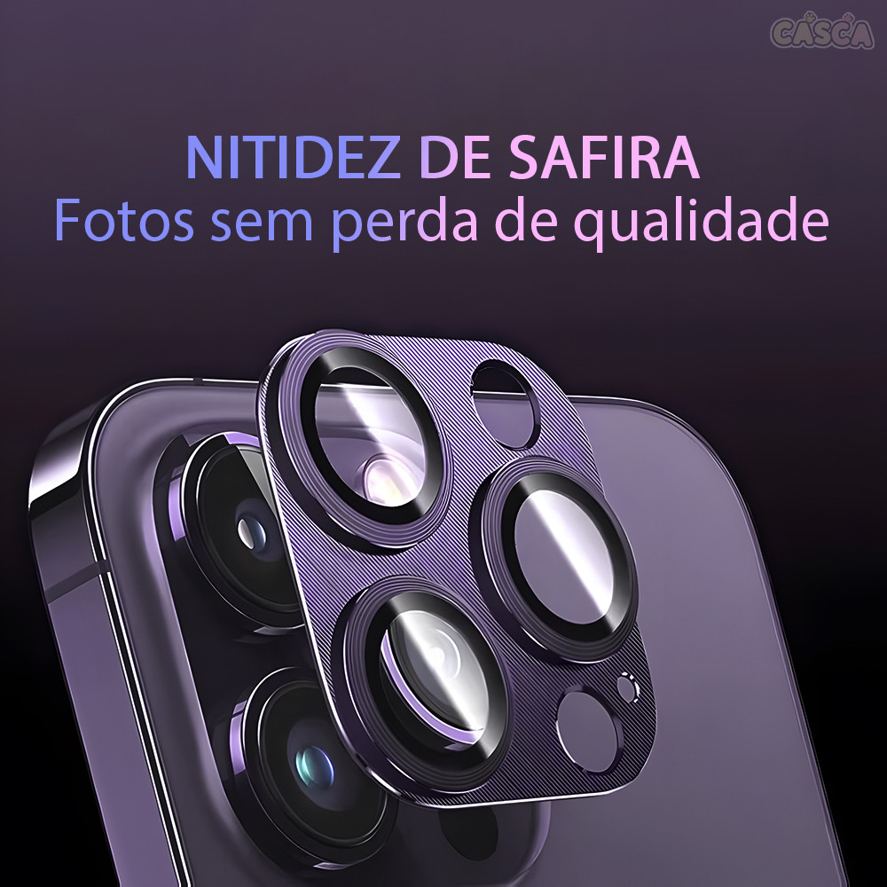 Filme de Lente de Metal Para iPhone 16 15 14 13 12 11 Pro Plus Max Mini Protetor Tampa da Câmera Traseira M003-01