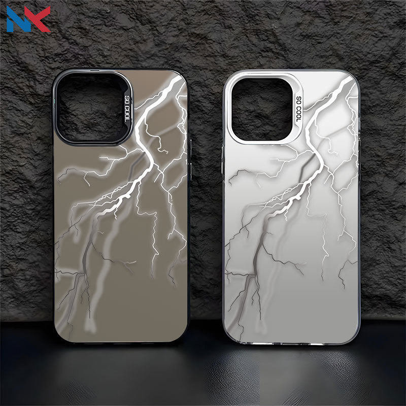 Capa Para Samsung S24 Plus S23 FE S23Ullta S21 S22 S20 A56 A55 A54 A16 A15 A35 IMD Caso De Telefone Relâmpago NKCase