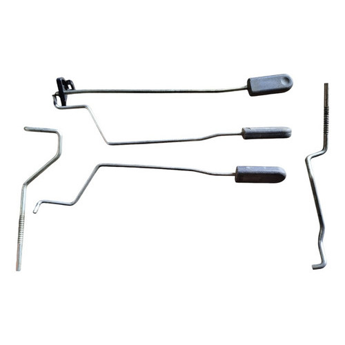 Kit Vareta Fechadura Porta Renault Sandero 2007 2008 2013 Cinza-escuro