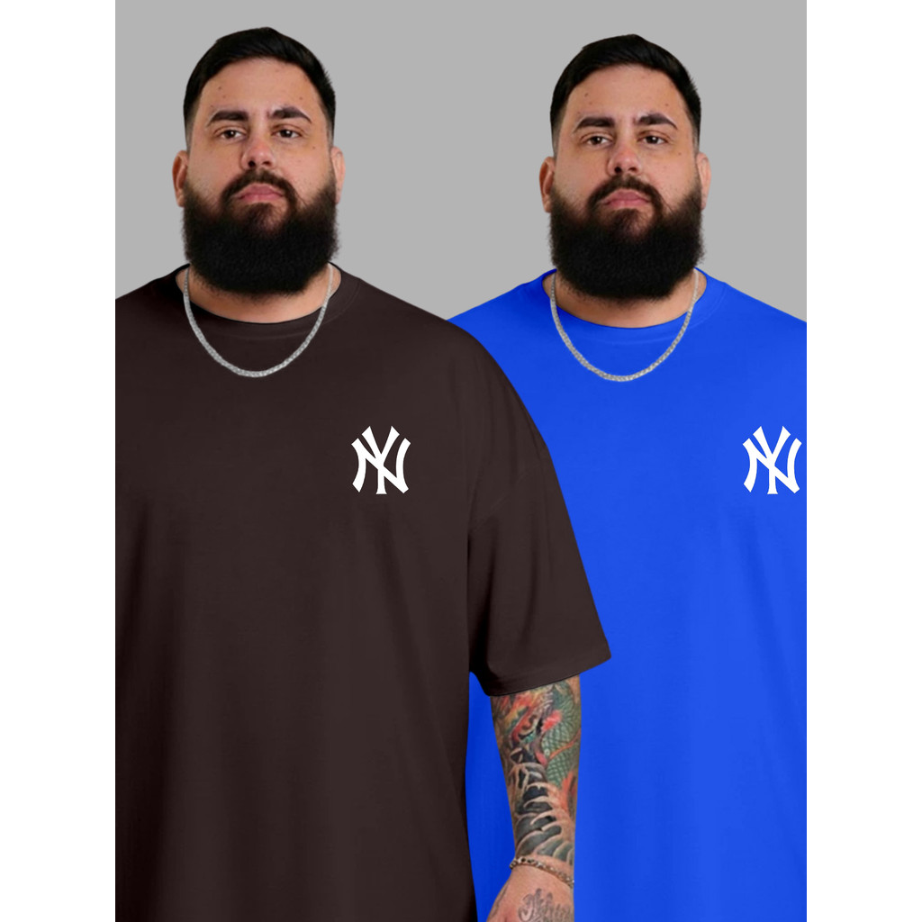 Kit 2 Camiseta Plus Size Masculina P ao G5 Camisa Basica Algodão Casual Confortavel  Envio Imediato volta as aulas em Oferta na Shopee