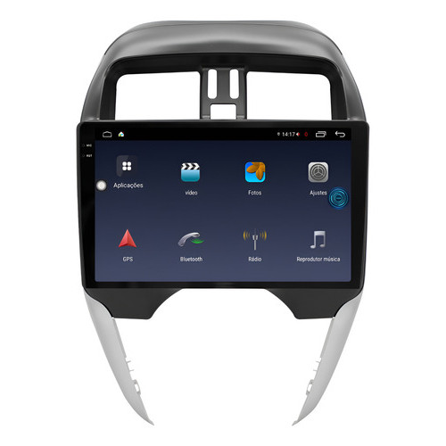 Multimídia Aikon Fóton March Versa 2015-2022 6ram 128gb 10' em Oferta na Shopee