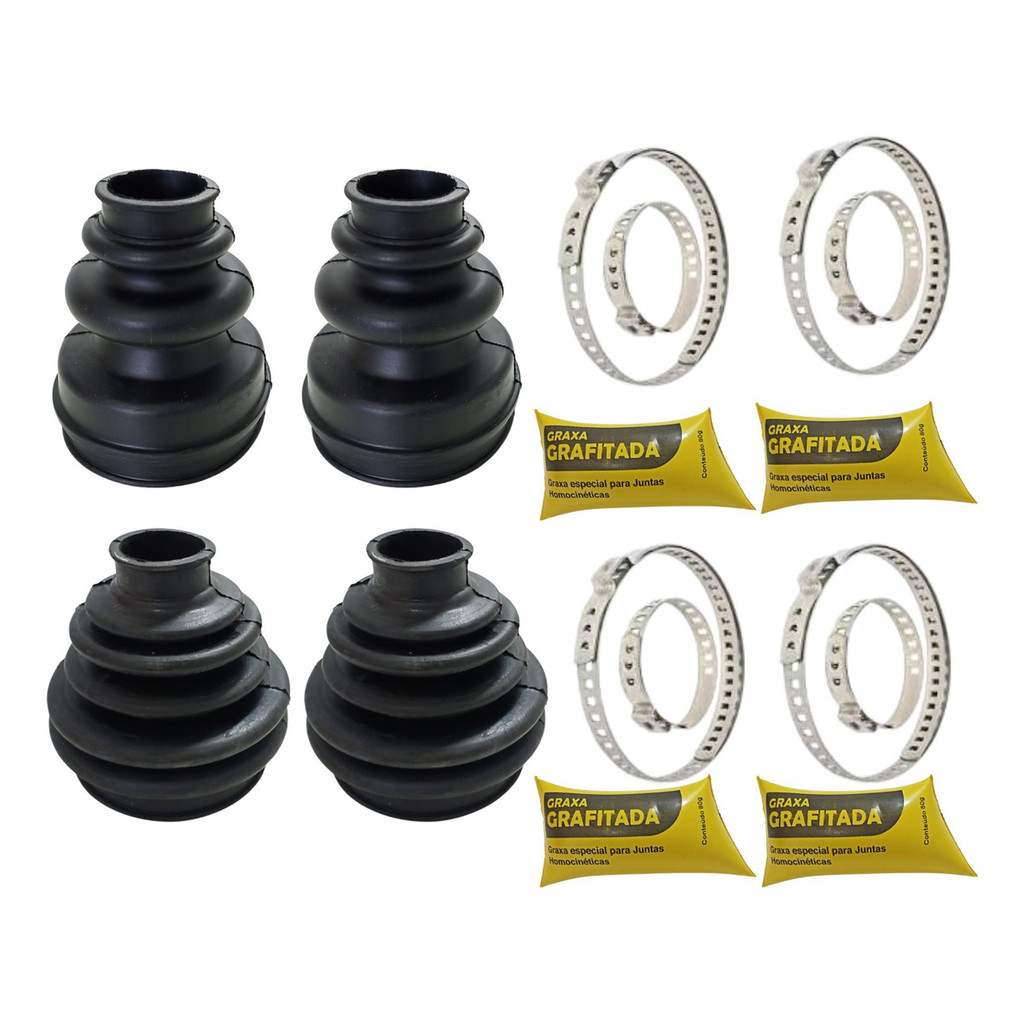 Kit Coifa Lado Roda E Lado Câmbio Peugeot 106 206 306 405 605 806
