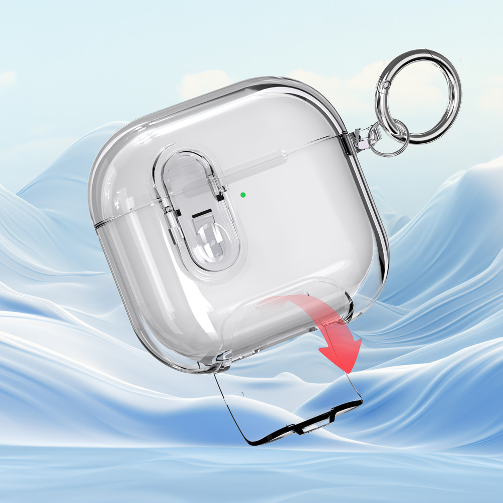 Com Suporte Para Telefone Capa Transparente Airpod Airpods Pro3 2025 4 Anc Pro 3 2 1 Pro2 2a 3a 4a Geração2 Gen3 Gen4 À 